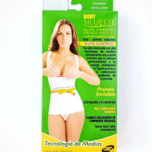 Body senos libres Body Siluette seamless alto control con diseño